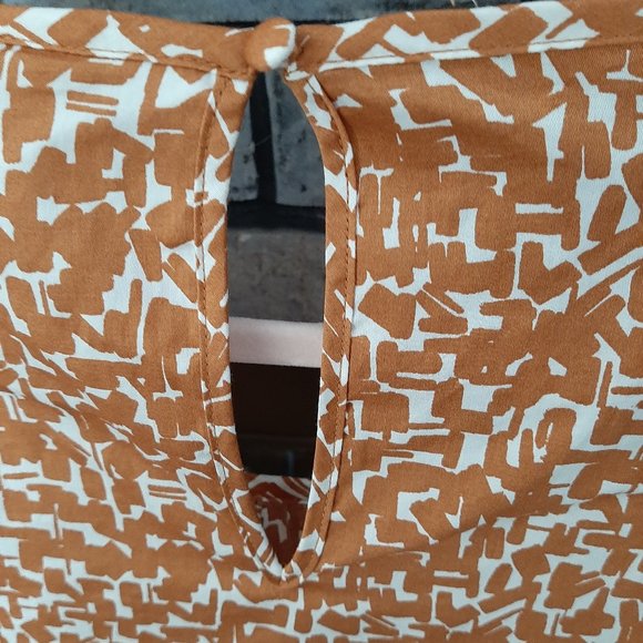 Yellow Abstract Print Top - Picture 5 of 5